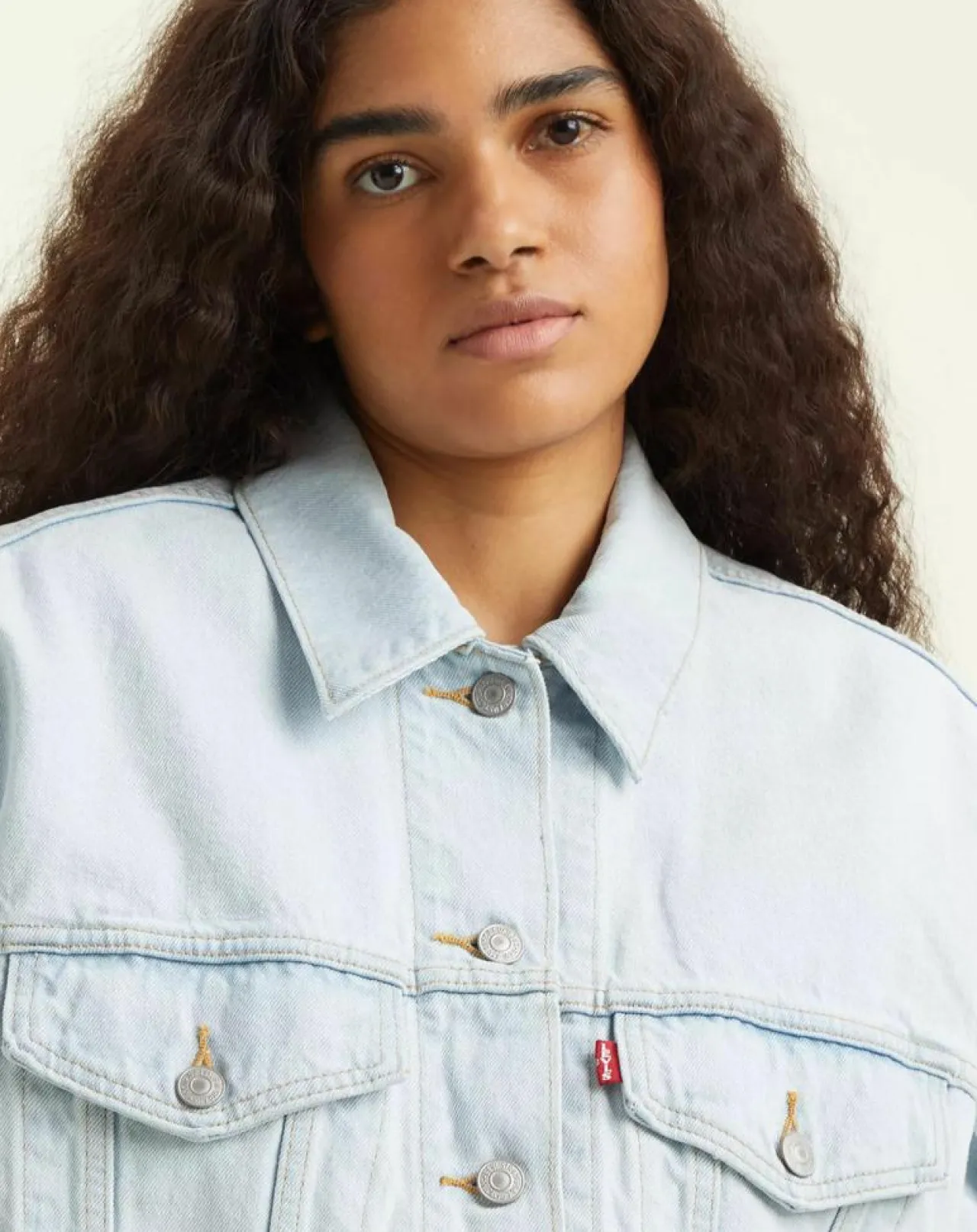 Veste en Jean 90'S Trucker bleu clair