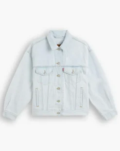 Veste en Jean 90'S Trucker bleu clair