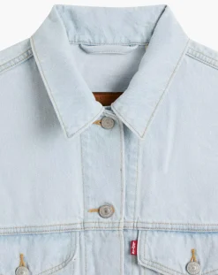 Veste en Jean 90'S Trucker bleu clair