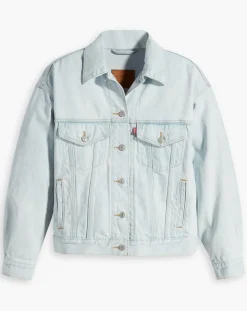 Veste en Jean 90'S Trucker bleu clair