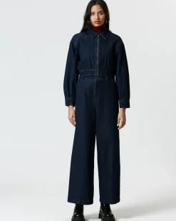 Veste en jean Salomé bleue