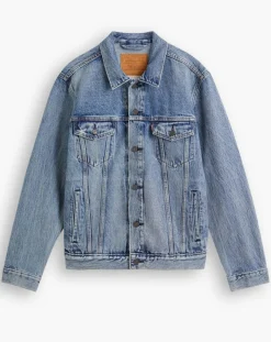 Veste en jean The Trucker original bleu moyen