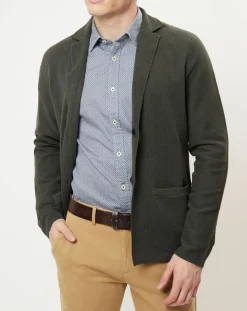 Veste en jersey kaki