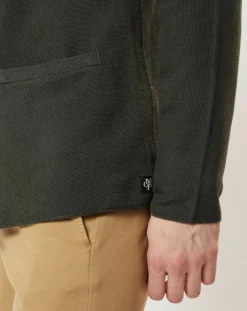 Veste en jersey kaki