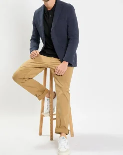 Veste en jersey regular fit bleu marine