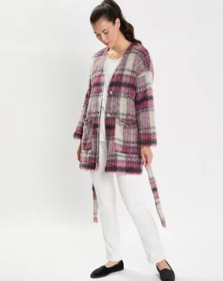 Veste en Laine & Mohair mélangés Ouate multicolore