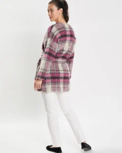 Veste en Laine & Mohair mélangés Ouate multicolore