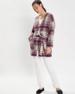 Veste en Laine & Mohair mélangés Ouate multicolore