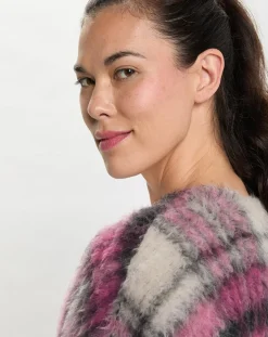 Veste en Laine & Mohair mélangés Ouate multicolore