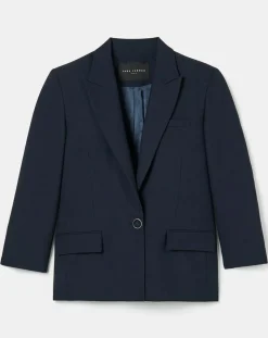 Veste en Laine froide mélangée nocturne