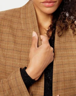 Veste en Laine mélangée Eloise beige