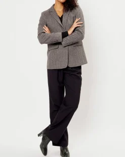 Veste en Laine mélangée Lilou grise