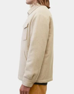 Veste en Laine mélangée Thermor beige