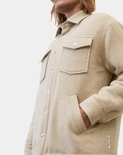 Veste en Laine mélangée Thermor beige