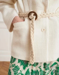 Veste en Laine mélangée Valentin écrue