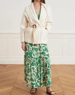 Veste en Laine mélangée Valentin écrue