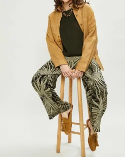 Veste en Lin & Coton Curtis muscade