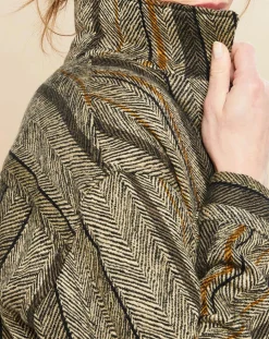 Veste en Lin & Coton Voltige beige/noir