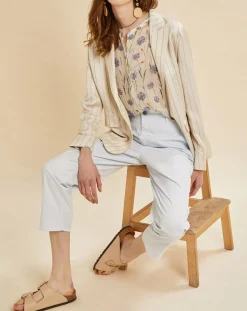 Veste en Lin mélangé Valerio écrue