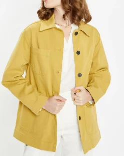 Veste en Twill Loom kaki clair