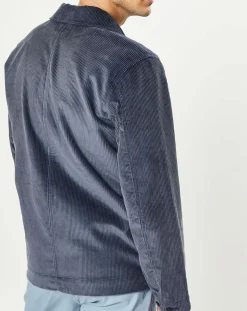 Veste en Velours côtelé Chore bleue