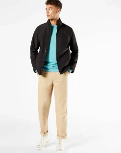 Veste Full Zip Standcollar noire