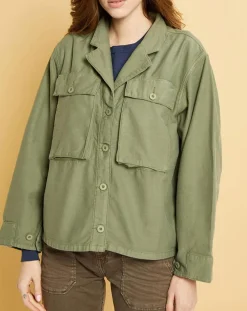 Veste Gabardine Ashley kaki clair