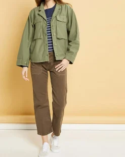 Veste Gabardine Ashley kaki clair