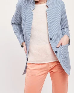 Veste Loanie rayée azur