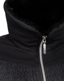 Veste Manon D fausse fourrure noire