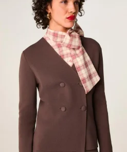 Veste Marilyn marron écorce