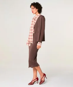 Veste Marilyn marron écorce