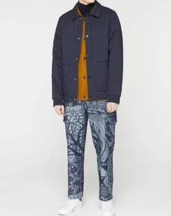 Veste matelassée bleu marine