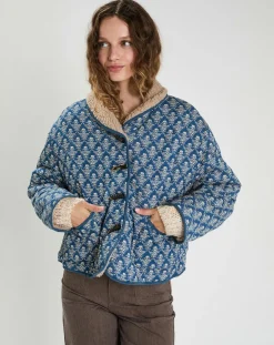 Veste matelassée Jennfier bleue