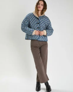 Veste matelassée Jennfier bleue