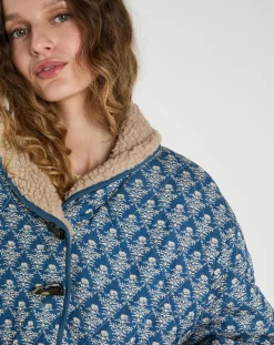 Veste matelassée Jennfier bleue