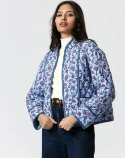 Veste matelassée Marina bleue