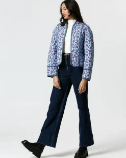 Veste matelassée Marina bleue