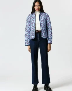 Veste matelassée Marina bleue