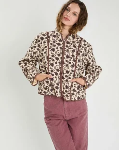 Veste matelassée Marina crème