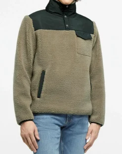 Veste Polaire 1/2 Zip beige