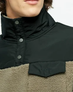 Veste Polaire 1/2 Zip beige