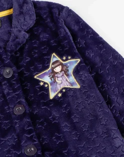 Veste polaire Attrape Une Étoile Filante bleu marine