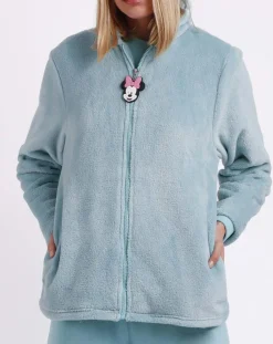 Veste polaire Minnie turquoise