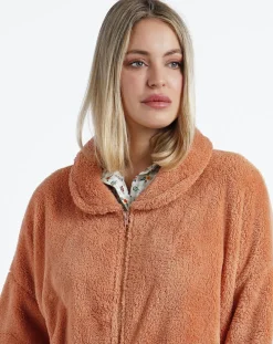 Veste polaire orange