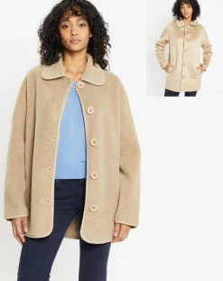 Veste réversible en Fausse Fourrure 309 Mont sabbia