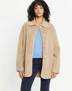 Veste réversible en Fausse Fourrure 309 Mont sabbia