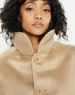 Veste réversible en Fausse Fourrure 309 Mont sabbia