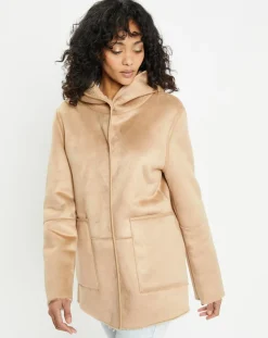 Veste réversible en Fausse Fourrure 358 Mont light camel