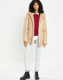 Veste réversible en Fausse Fourrure 358 Mont light camel